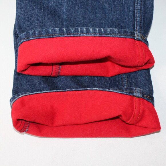 VTG Fleece Lined Levi's 39103 2517 Orange Tab 34x34 Talon 42 Zipper USA 70s 80s - Picture 5 of 8